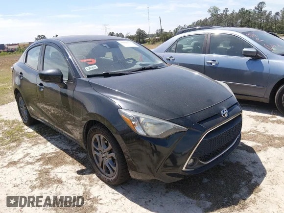 ✅ 2019 Toyota Yaris LE • VIN: 3MYDLBYV1KY518486 • Lot: 44802038. Listed on IAAI with 81,138 mi. Free auction sales archive from the USA and detailed vehicle history report at DreamBid. Image 1.