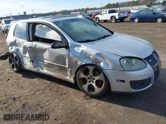 ✅ 2006 Volkswagen Golf GTI • VIN: WVWEV71K36W142509 • Лот: 41683375. Опубликован ранее на IAAI с пробегом Не указан. Бесплатный доступ к архиву аукционных продаж из США и подробный отчёт об истории автомобиля на DreamBid. Изображение 1.