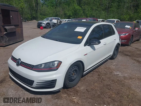 ✅ 2015 Volkswagen Golf GTI S • VIN: 3VW4T7AU1FM013894 • Lot: 45146087. Listed on IAAI with 185,734 mi. Free auction sales archive from the USA and detailed vehicle history report at DreamBid. Image 2.