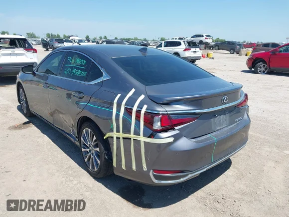 ✅ 2021 Lexus ES 300h • VIN: 58ADA1C18MU009444 • Lot: 45107470. Listed on IAAI with 73,848 mi. Free auction sales archive from the USA and detailed vehicle history report at DreamBid. Image 3.