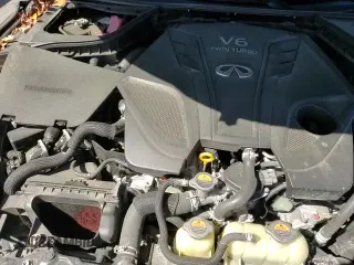 ✅ 2020 Infiniti Q50 Red Sport 400 • VIN: JN1FV7ARXLM660161 • Lot: 54141115. Listed on Copart with 78,476 mi. Free auction sales archive from the USA and detailed vehicle history report at DreamBid. Image 13.