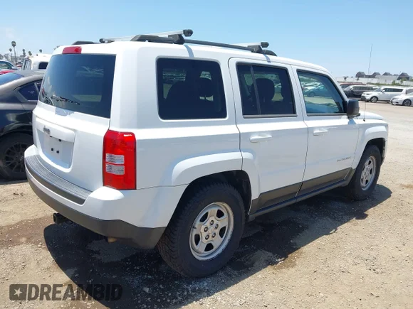 ✅ 2014 Jeep Patriot Sport • VIN: 1C4NJPBB0ED619269 • Lot: 45509461. Listed on IAAI with 137,308 mi. Free auction sales archive from the USA and detailed vehicle history report at DreamBid. Image 4.