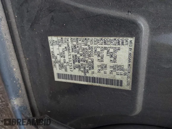 ✅ 2007 Nissan Xterra X • VIN: 5N1AN08U57C517537 • Lot: 42717442. Wystawiony na IAAI z przebiegiem 181 930 mil. Bezpłatny archiwum sprzedaży aukcyjnych z USA i szczegółowy raport historii pojazdu na DreamBid. Zdjęcie 9.