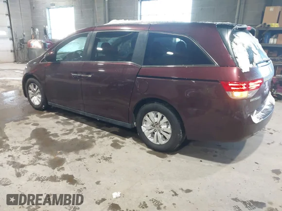 ✅ 2015 Honda Odyssey EX • VIN: 5FNRL5H42FB111727 • Lot: 44260498. Listed on IAAI with 140,660 mi. Free auction sales archive from the USA and detailed vehicle history report at DreamBid. Image 3.