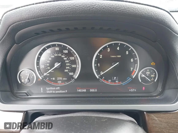 ✅ 2012 BMW 7 Series 750Li xDrive • VIN: WBAKC8C55CC437918 • Lot: 45105930. Listed on IAAI with 140,348 mi. Free auction sales archive from the USA and detailed vehicle history report at DreamBid. Image 7.