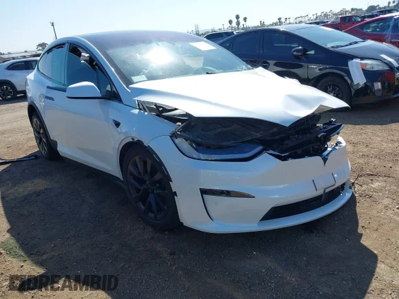 ✅ 2022 Tesla Model X • VIN: 7SAXCAE55NF349828 • Lot: 41816071. Listed on IAAI with Not provided. Free auction sales archive from the USA and detailed vehicle history report at DreamBid. Image 1.