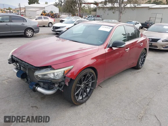 ✅ 2015 Infiniti Q50 Sport • VIN: JN1BV7AP1FM354290 • Лот: 44784868. Опубліковано раніше на IAAI з пробігом 117 328 миль. Безкоштовний доступ до архіву аукціонних продажів зі США та докладний звіт про історію автомобіля на DreamBid. Зображення 2.