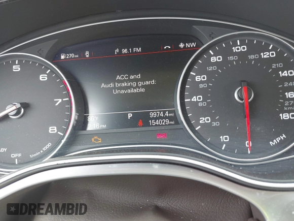 ✅ 2016 Audi A7 Prestige • VIN: WAU2GAFC0GN141608 • Lot: 44832490. Wystawiony na IAAI z przebiegiem 154 029 mil. Bezpłatny archiwum sprzedaży aukcyjnych z USA i szczegółowy raport historii pojazdu na DreamBid. Zdjęcie 7.