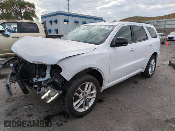 ✅ 2023 Dodge Durango GT Plus • VIN: 1C4RDJDG7PC572183 • Lot: 65201165. Wystawiony na Copart z przebiegiem 45 157 mil. Bezpłatny archiwum sprzedaży aukcyjnych z USA i szczegółowy raport historii pojazdu na DreamBid. Zdjęcie 1.