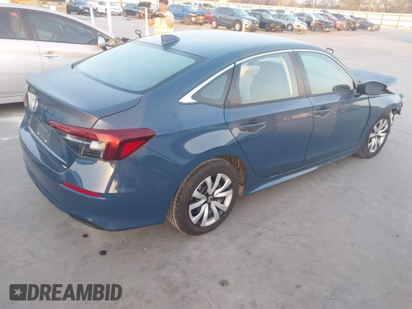 ✅ 2025 Honda Civic LX • VIN: 2HGFE2F28SH515439 • Lot: 44483725. Wystawiony na IAAI z przebiegiem 8 831 mil. Bezpłatny archiwum sprzedaży aukcyjnych z USA i szczegółowy raport historii pojazdu na DreamBid. Zdjęcie 4.