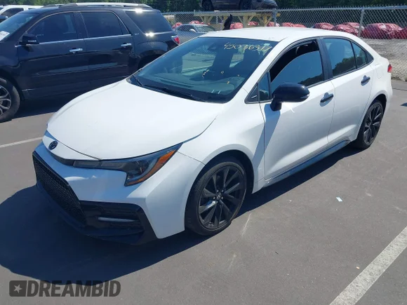 ✅ 2022 Toyota Corolla SE • VIN: 5YFS4MCE1NP105655 • Lot: 45036317. Wystawiony na IAAI z przebiegiem 57 856 mil. Bezpłatny archiwum sprzedaży aukcyjnych z USA i szczegółowy raport historii pojazdu na DreamBid. Zdjęcie 2.