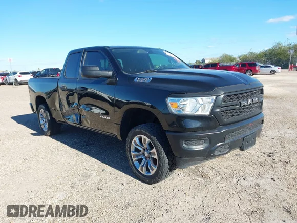 ✅ 2019 Ram 1500 Tradesman • VIN: 1C6RRECT2KN729520 • Lot: 43577672. Wystawiony na IAAI z przebiegiem 91 750 mil. Bezpłatny archiwum sprzedaży aukcyjnych z USA i szczegółowy raport historii pojazdu na DreamBid. Zdjęcie 1.