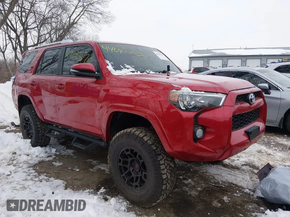 ✅ 2016 Toyota 4Runner SR5 • VIN: JTEZU5JR1G5127676 • Лот: 44295728. Опубликован ранее на IAAI с пробегом 122 631 миль. Бесплатный доступ к архиву аукционных продаж из США и подробный отчёт об истории автомобиля на DreamBid. Изображение 1.