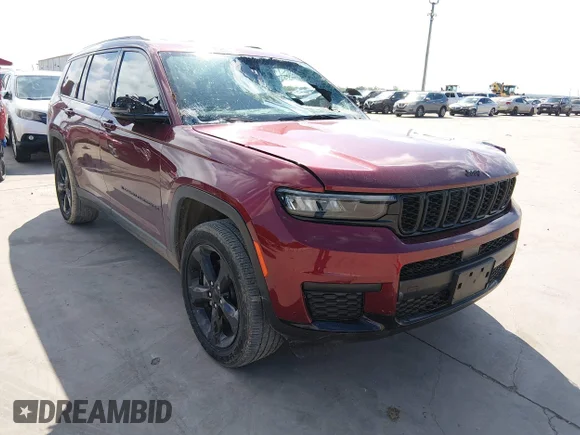 ✅ 2023 Jeep Grand Cherokee Altitude • VIN: 1C4RJKAGXP8801476 • Lot: 45078295. Listed on IAAI with 34,091 mi. Free auction sales archive from the USA and detailed vehicle history report at DreamBid. Image 1.