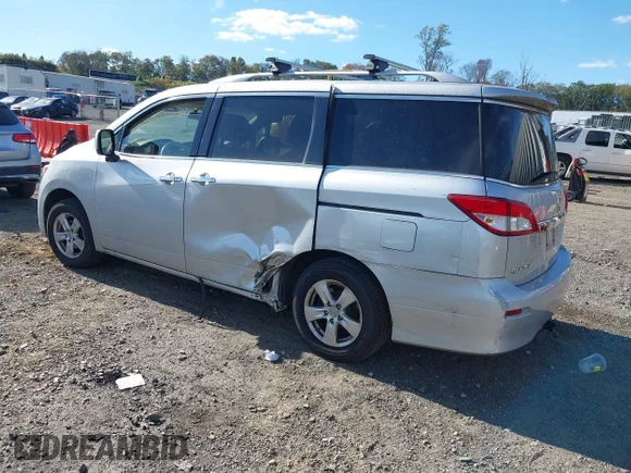 ✅ 2016 Nissan Quest SV • VIN: JN8AE2KP5G9151714 • Lot: 43345920. Wystawiony na IAAI z przebiegiem 110 393 mil. Bezpłatny archiwum sprzedaży aukcyjnych z USA i szczegółowy raport historii pojazdu na DreamBid. Zdjęcie 3.