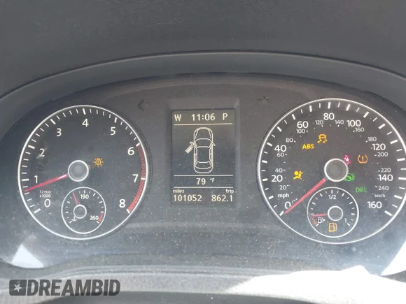 ✅ 2012 Volkswagen Passat SE • VIN: 1VWBP7A36CC044073 • Lot: 45258069. Listed on IAAI with 101,052 mi. Free auction sales archive from the USA and detailed vehicle history report at DreamBid. Image 7.
