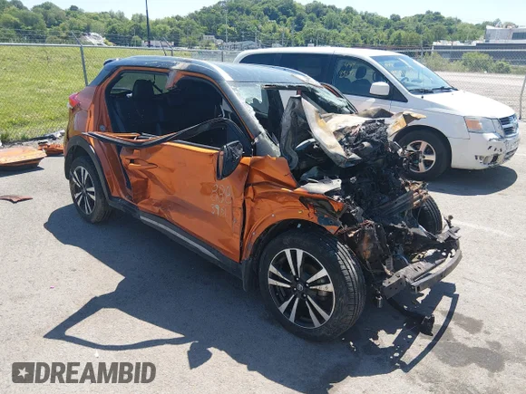 ✅ 2019 Nissan Kicks S • VIN: 3N1CP5CU9KL544140 • Lot: 44968963. Listed on IAAI with Not provided. Free auction sales archive from the USA and detailed vehicle history report at DreamBid. Image 1.