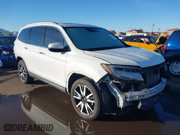 ✅ 2021 Honda Pilot Touring 7-Passenger • VIN: 5FNYF5H65MB040654 • Лот: 43798679. Опубліковано раніше на IAAI з пробігом 50 779 миль. Безкоштовний доступ до архіву аукціонних продажів зі США та докладний звіт про історію автомобіля на DreamBid. Зображення 1.