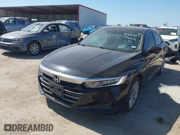 ✅ 2021 Honda Accord LX • VIN: 1HGCV1F19MA119364 • Лот: 45261783. Опубликован ранее на IAAI с пробегом 60 310 миль. Бесплатный доступ к архиву аукционных продаж из США и подробный отчёт об истории автомобиля на DreamBid. Изображение 2.