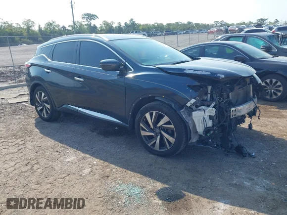 ✅ 2017 Nissan Murano S • VIN: 5N1AZ2MG4HN156825 • Lot: 44712118. Wystawiony na IAAI z przebiegiem 171 633 mil. Bezpłatny archiwum sprzedaży aukcyjnych z USA i szczegółowy raport historii pojazdu na DreamBid. Zdjęcie 1.