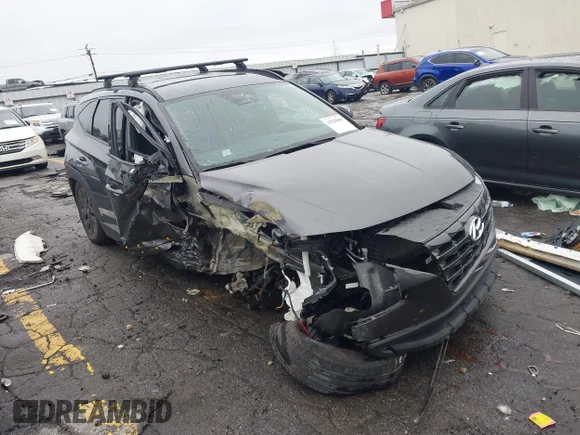 ✅ 2024 Hyundai Tucson XRT • VIN: KM8JF3DEXRU336198 • Lot: 43820808. Wystawiony na IAAI z przebiegiem 11 984 mil. Bezpłatny archiwum sprzedaży aukcyjnych z USA i szczegółowy raport historii pojazdu na DreamBid. Zdjęcie 1.