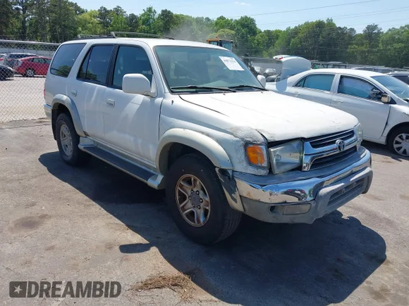 ✅ 2002 Toyota 4Runner SR5 • VIN: JT3GN86R920219356 • Lot: 44872354. Listed on IAAI with 280,867 mi. Free auction sales archive from the USA and detailed vehicle history report at DreamBid. Image 1.