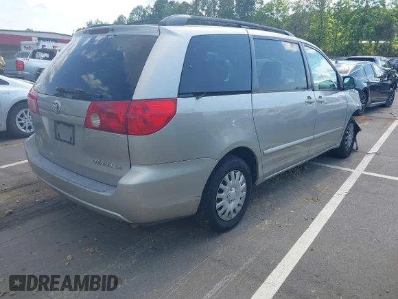 ✅ 2007 Toyota Sienna LE • VIN: 5TDZK23C17S065904 • Lot: 45282278. Wystawiony na IAAI z przebiegiem 316 936 mil. Bezpłatny archiwum sprzedaży aukcyjnych z USA i szczegółowy raport historii pojazdu na DreamBid. Zdjęcie 4.