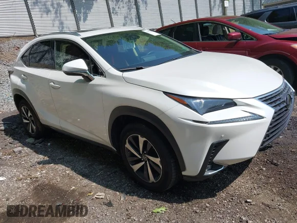 ✅ 2021 Lexus NX 300 • VIN: JTJGARDZ8M5024688 • Lot: 42331489. Listed on IAAI with 58,801 mi. Free auction sales archive from the USA and detailed vehicle history report at DreamBid. Image 1.