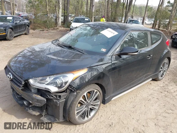 ✅ 2016 Hyundai Veloster Turbo • VIN: KMHTC6AE9GU300586 • Lot: 41683878. Wystawiony na IAAI z przebiegiem 69 085 mil. Bezpłatny archiwum sprzedaży aukcyjnych z USA i szczegółowy raport historii pojazdu na DreamBid. Zdjęcie 2.