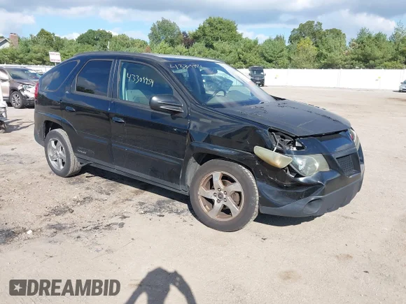 ✅ 2004 Pontiac Aztek • VIN: 3G7DA03E04S574486 • Lot: 43309954. Wystawiony na IAAI z przebiegiem Nie podano. Bezpłatny archiwum sprzedaży aukcyjnych z USA i szczegółowy raport historii pojazdu na DreamBid. Zdjęcie 1.