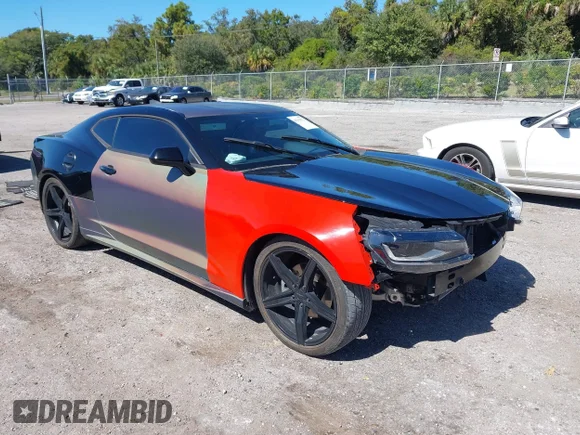 ✅ 2018 Chevrolet Camaro 1LS • VIN: 1G1FA1RX6J0111174 • Lot: 43501372. Listed on IAAI with 53,615 mi. Free auction sales archive from the USA and detailed vehicle history report at DreamBid. Image 1.