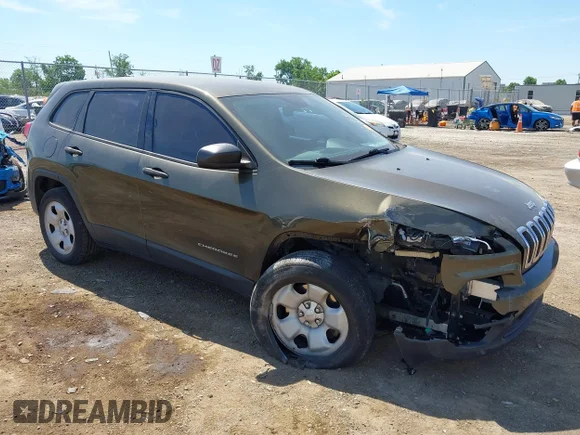 ✅ 2014 Jeep Cherokee Sport • VIN: 1C4PJLAB0EW231109 • Lot: 45295551. Wystawiony na IAAI z przebiegiem 152 674 mil. Bezpłatny archiwum sprzedaży aukcyjnych z USA i szczegółowy raport historii pojazdu na DreamBid. Zdjęcie 1.
