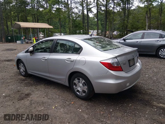✅ 2012 Honda Civic • VIN: JHMFB4F2XCS000437 • Lot: 45547730. Listed on IAAI with 185,648 mi. Free auction sales archive from the USA and detailed vehicle history report at DreamBid. Image 3.