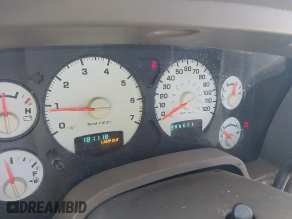 ✅ 2002 Dodge 1500 • VIN: 3D7HA18N42G156553 • Lot: 45004427. Wystawiony na IAAI z przebiegiem 181 118 mil. Bezpłatny archiwum sprzedaży aukcyjnych z USA i szczegółowy raport historii pojazdu na DreamBid. Zdjęcie 7.