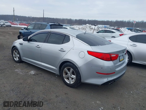 ✅ 2015 Kia Optima LX • VIN: 5XXGM4A7XFG500082 • Lot: 44338151. Wystawiony na IAAI z przebiegiem 154 947 mil. Bezpłatny archiwum sprzedaży aukcyjnych z USA i szczegółowy raport historii pojazdu na DreamBid. Zdjęcie 3.