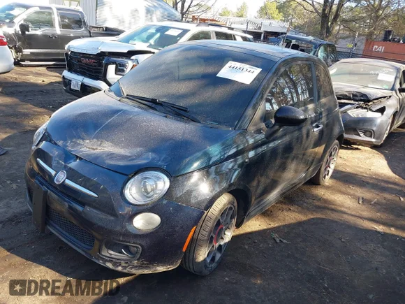✅ 2015 FIAT 500 Sport • VIN: 3C3CFFBR5FT625567 • Лот: 44151344. Опубликован ранее на IAAI с пробегом 120 933 миль. Бесплатный доступ к архиву аукционных продаж из США и подробный отчёт об истории автомобиля на DreamBid. Изображение 2.