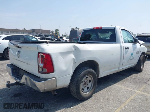 ✅ 2017 Ram 1500 Tradesman • VIN: 3C6JR6DT3HG677091 • Lot: 42489073. Listed on IAAI with 176,848 mi. Free auction sales archive from the USA and detailed vehicle history report at DreamBid. Image 4.