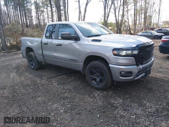 ✅ 2025 Ram 1500 Tradesman • VIN: 1C6RRFCG3SN571777 • Lot: 44357238. Wystawiony na IAAI z przebiegiem 19 830 mil. Bezpłatny archiwum sprzedaży aukcyjnych z USA i szczegółowy raport historii pojazdu na DreamBid. Zdjęcie 1.