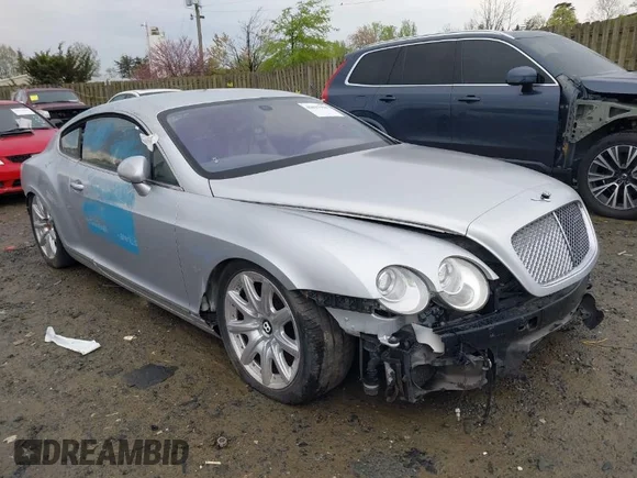 ✅ 2005 Bentley Continental GT GT • VIN: SCBCR63W95C026045 • Lot: 42037998. Wystawiony na IAAI z przebiegiem 14 851 mil. Bezpłatny archiwum sprzedaży aukcyjnych z USA i szczegółowy raport historii pojazdu na DreamBid. Zdjęcie 1.