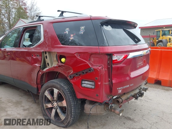 ✅ 2018 Chevrolet Traverse LT • VIN: 1GNEVHKW4JJ123584 • Lot: 45127644. Wystawiony na IAAI z przebiegiem 111 243 mil. Bezpłatny archiwum sprzedaży aukcyjnych z USA i szczegółowy raport historii pojazdu na DreamBid. Zdjęcie 6.