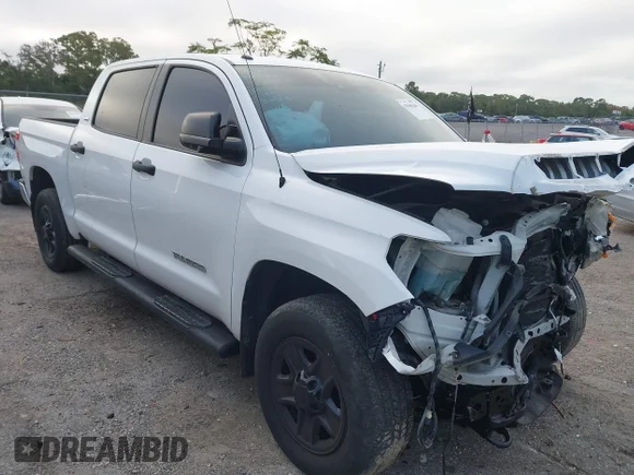 ✅ 2018 Toyota Tundra SR5 • VIN: 5TFDM5F18JX075525 • Lot: 43566266. Listed on IAAI with 94,760 mi. Free auction sales archive from the USA and detailed vehicle history report at DreamBid. Image 1.