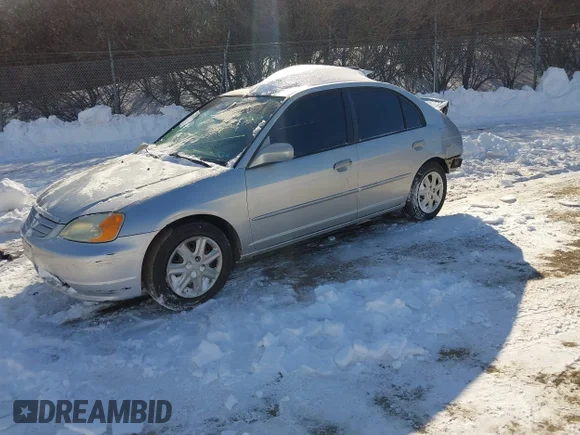 ✅ 2003 Honda Civic EX • VIN: 2HGES26763H507907 • Lot: 44234430. Wystawiony na IAAI z przebiegiem 133 903 mil. Bezpłatny archiwum sprzedaży aukcyjnych z USA i szczegółowy raport historii pojazdu na DreamBid. Zdjęcie 2.