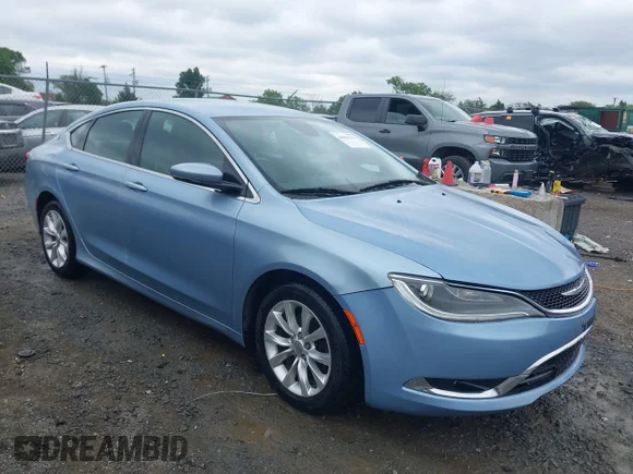 ✅ 2015 Chrysler 200 C • VIN: 1C3CCCCB2FN659894 • Лот: 44855114. Опубліковано раніше на IAAI з пробігом 162 754 миль. Безкоштовний доступ до архіву аукціонних продажів зі США та докладний звіт про історію автомобіля на DreamBid. Зображення 1.