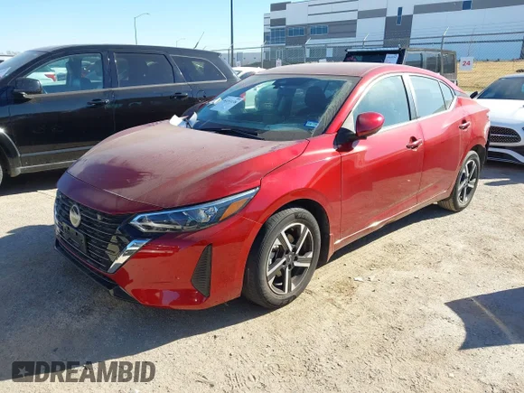 ✅ 2024 Nissan Sentra SV • VIN: 3N1AB8CV4RY257348 • Lot: 44153138. Wystawiony na IAAI z przebiegiem 14 495 mil. Bezpłatny archiwum sprzedaży aukcyjnych z USA i szczegółowy raport historii pojazdu na DreamBid. Zdjęcie 2.
