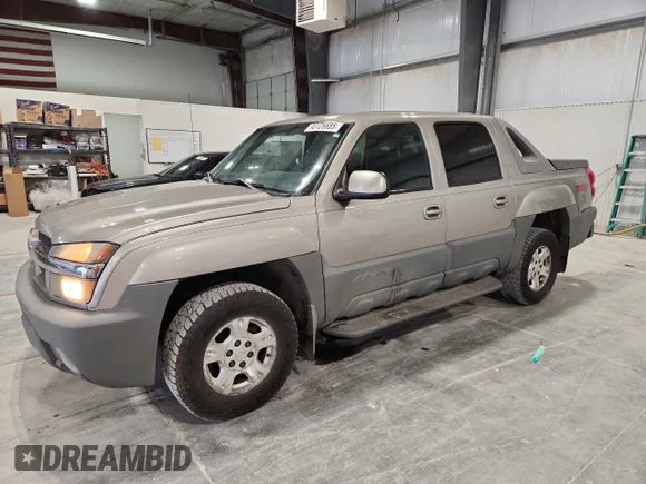✅ 2002 Chevrolet Avalanche • VIN: 3GNEK13T32G103771 • Lot: 93126685. Wystawiony na Copart z przebiegiem 158 400 mil. Bezpłatny archiwum sprzedaży aukcyjnych z USA i szczegółowy raport historii pojazdu na DreamBid. Zdjęcie 1.