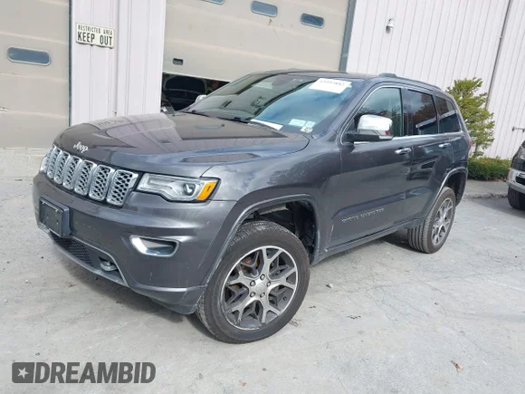 ✅ 2019 Jeep Grand Cherokee Overland • VIN: 1C4RJFCG4KC638396 • Лот: 43393882. Опубліковано раніше на IAAI з пробігом 87 067 миль. Безкоштовний доступ до архіву аукціонних продажів зі США та докладний звіт про історію автомобіля на DreamBid. Зображення 2.