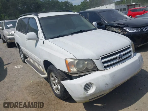 ✅ 2003 Toyota Highlander • VIN: JTEGD21AX30070157 • Лот: 45090866. Опубликован ранее на IAAI с пробегом 272 287 миль. Бесплатный доступ к архиву аукционных продаж из США и подробный отчёт об истории автомобиля на DreamBid. Изображение 1.