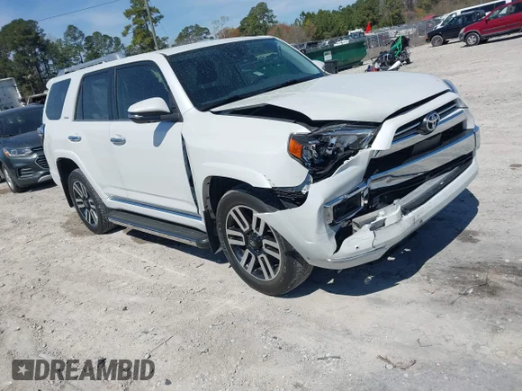 ✅ 2024 Toyota 4Runner Limited • VIN: JTEKU5JR4R6255392 • Лот: 44665724. Опубликован ранее на IAAI с пробегом 33 788 миль. Бесплатный доступ к архиву аукционных продаж из США и подробный отчёт об истории автомобиля на DreamBid. Изображение 1.