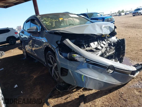 ✅ 2024 Volkswagen ID.4 Pro S • VIN: 1V2VRPE84RC024668 • Lot: 43840338. Listed on IAAI with Not provided. Free auction sales archive from the USA and detailed vehicle history report at DreamBid. Image 1.
