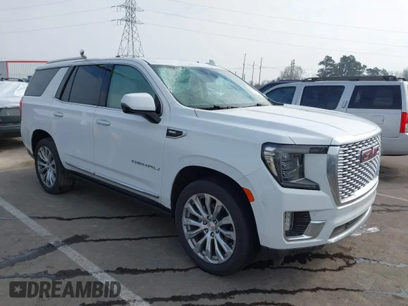 ✅ 2023 GMC Yukon Denali • VIN: 1GKS1DKL7PR320320 • Lot: 44302726. Listed on IAAI with 37,174 mi. Free auction sales archive from the USA and detailed vehicle history report at DreamBid. Image 1.